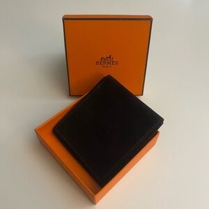 🗽NWT/ Authentic Orange Hermes Paris Storage Gift Box + Velvet Pouch